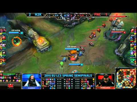 FNC vs H2K - Game 4 - EU LCS Semi Finals Spring 2015