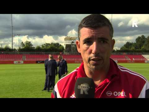 Roy Makaay na afloop van Ajax A1 - Feyenoord A1