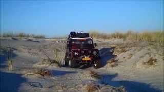 preview picture of video 'RC Land-Rover Scale Adventure. in Denmark at the sand plains'