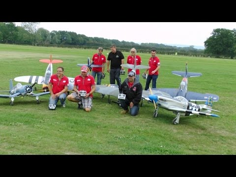 TJD RC MODELS WARBIRDS DISPLAY TEAM - AT LMA ROUGHAM MODEL AIRCRAFT SHOW - 2014