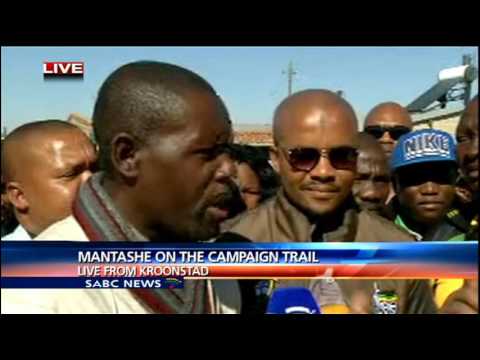 ANC secretary-general on the campaign trail in Kroonstad
