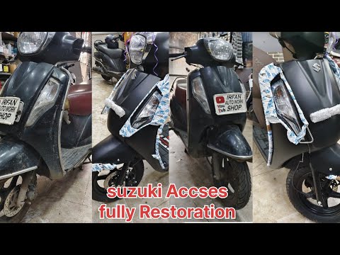 Suzuki Access 125 2018 model fully Restoration convert to bs6