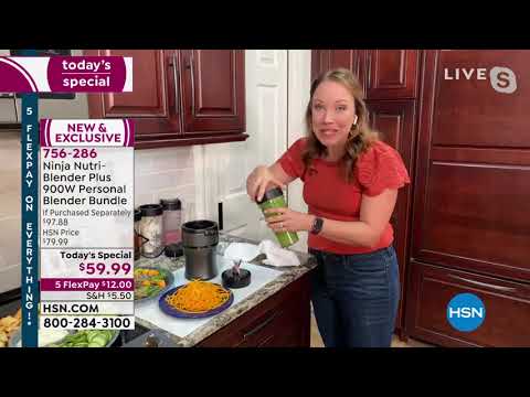 Ninja NutriBlender Plus 900Watt Personal Blender Bundle