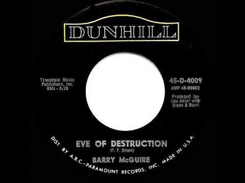 1965 HITS ARCHIVE: Eve Of Destruction - Barry McGuire (a #1 record)