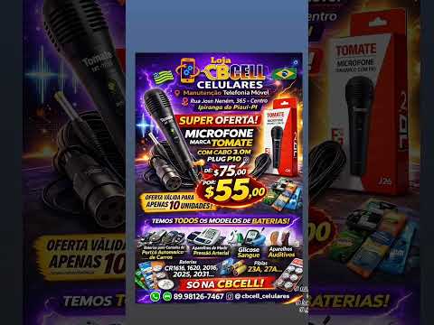 loja Cbcell Celulares Ipiranga do Piauí. "Servindo Bem para Servir Sempre".
