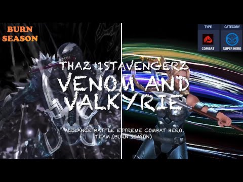 [New ABX] Venom & Valkyrie - Combat Hero Team 9m+ (Burn Season)