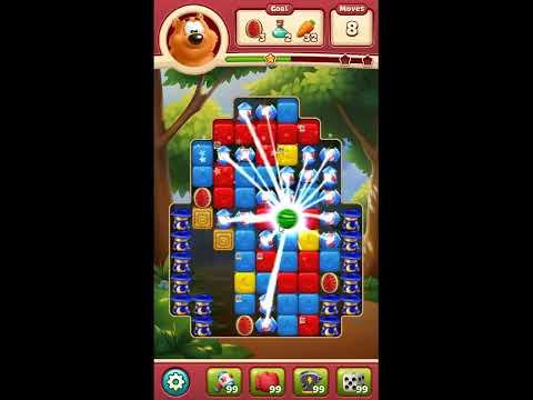 Toon Blast Level 6637 - NO BOOSTERS 🐻🐺🐱 | SKILLGAMING ✔️