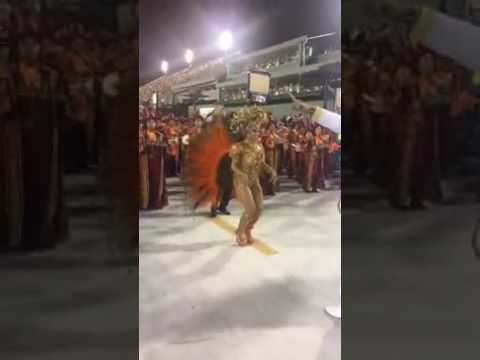 Viviane araujo (Salgueiro) desfile das campeãs 2017. Paradinha