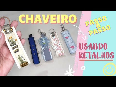 CHAVEIRO usando Retalhos ( Costura Criativa fácil)