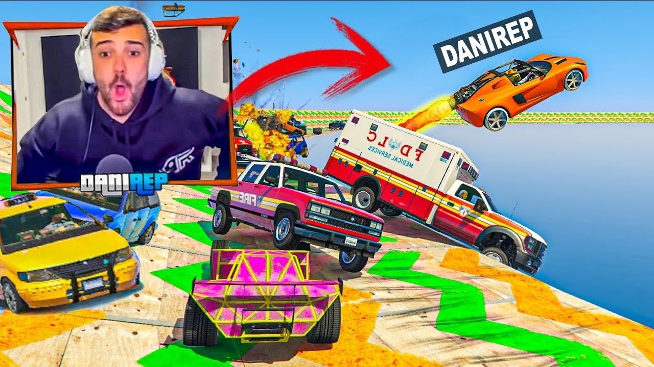 CARA A CARA CON COCHES ALEATORIOS Y EL ÚLTIMO EXPLOTA! JUGADA IMPRESIONANTE! - GTA 5 ONLINE