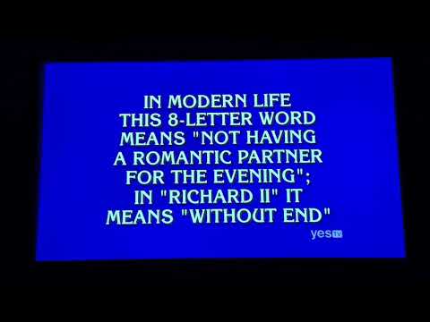 Double Jeopardy, Jessica Babbitt Day 4 - Alex has been there (3/16/20)