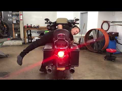 2007 Harley Street Glide Front Driver Foot Board & Pad Set CHROME