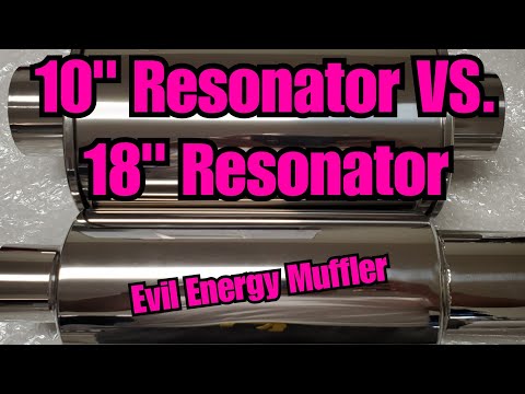 Which Size of Resonator is better. Vibrant resonator with Evil Energy Muffler Machine Mods