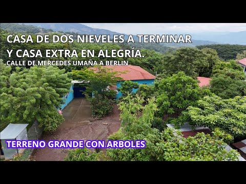 SE VENDE CASA CALLE DE MERCEDES UMAÑA A BERLIN/$135,000/WSAPP: (938) 444 0707 Y +503 7484 7480