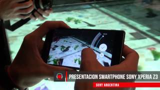 Presentación Sony Xperia  Z3 en Argentina