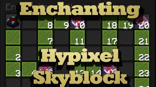 How to get Enchanting EXP in Hypixel Skyblock | 2021 Tutorial