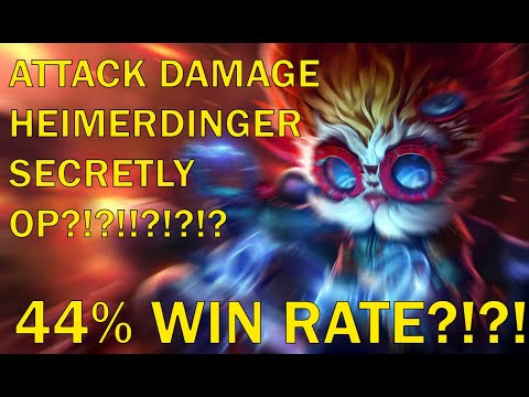 (LOL) AD HEIMERDINGER TOP SECRETLY OP?!?!