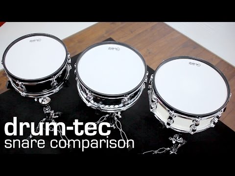 drum-tec snare drum comparison: diabolo, pro & pro-s series with Roland TD-30