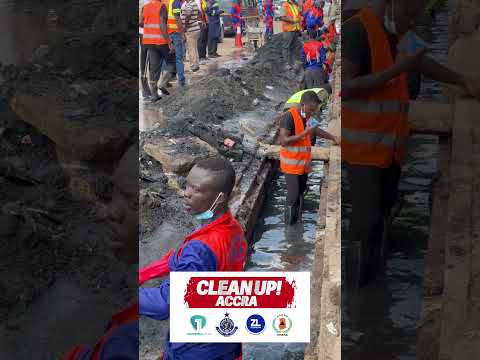 Desilting Ongoing at Kaneshie Market on Day 2 of Clean Up Accra | Ghana News