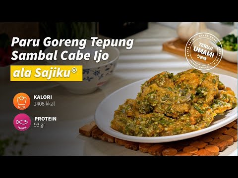 Paru Goreng Tepung Sambal Ijo ala Sajiku®