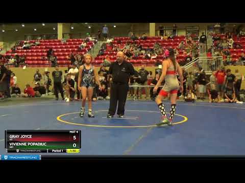 95-100 Lbs Round 3 - Gray Joyce, KS Vs Vivienne Popadiuc, NM 9126