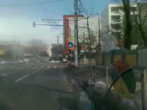 Cab view : Linia 86 (AURA BUZESCU - BD. PIERRE DE COUBERTIN - STADIONUL LIA MANOLIU)