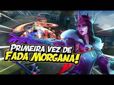 PRIMEIRA VEZ JOGANDO COM A FADA MORGANA! MORGAN LE FAY - ⚡ Smite BR Duelo Custom