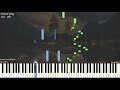 Edvard Grieg - Poetic Tone Pictures Op 3 No 1 | Piano Synthesia | Library of Music