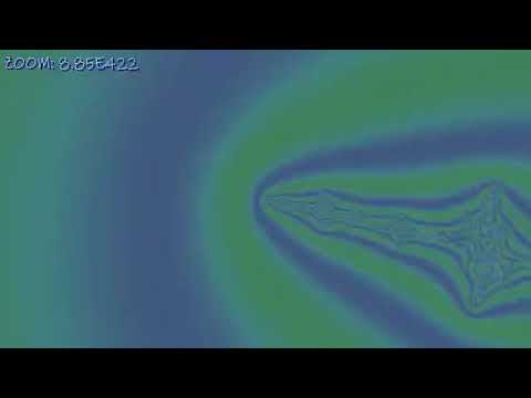 My deepest Mandelbrot set zoom (e1000). Demonstrates that its every secondary needle is spiral.