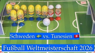 Schweden vs. Tunesien | Fußball-Weltmeisterschaft 2026