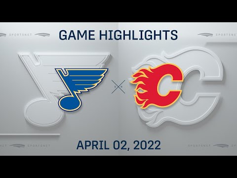 NHL Highlights | Blues vs. Flames - Apr. 2, 2022