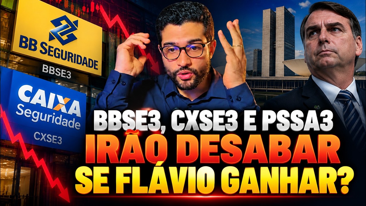 AS AÇÕES DE SEGURADORAS IRÃO SOFRER COM A QUEDA DA TAXA DE JUROS? CXSE3, PSSA3 E BBSE3 EM PERIGO?