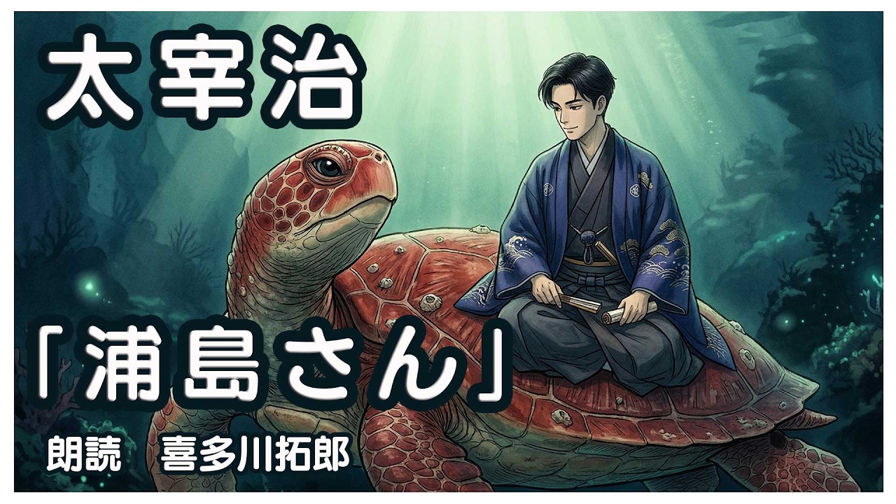 【朗読　喜多川拓郎】玉手箱を開けたのは悲劇ではなかった？ 太宰治が描く全く新しい「浦島太郎」