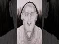 This Is How You Draw A Scary Face Drawing Foryou Shorts