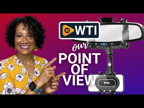 IPOW Large Rearview Mirror Phone Holder - WTI product video review