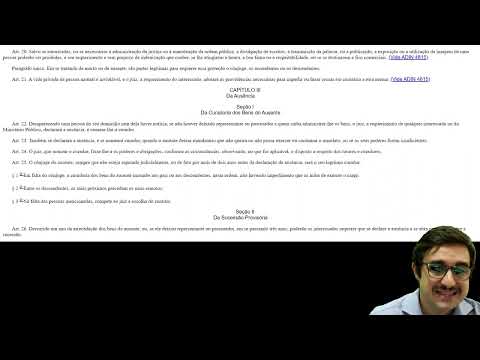 CÓDIGO CIVIL EM ÁUDIO - ART. 1º AO 39 - TÍTULO I - DAS PESSOAS NATURAIS