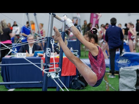 Progression on Uneven Bars - Level 8 Gymnastics Season