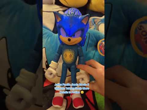 Ultimate Talking Sonic 12-Inch Figure - 30+ Iconic Phrases & Sounds, Light-Up Eyes and Quills