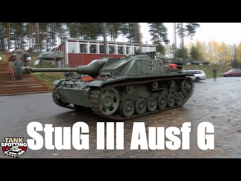 StuG III Ausf G Assault Gun Drive-By - Finnish Tank Killer - Parola 2012
