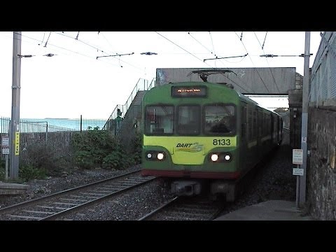 IE 8100 Class Dart Train number 8133 - Blackrock Station, Dublin