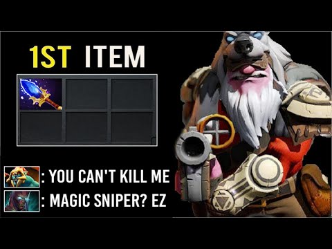 AWP IS BACK! -50% Stun Magic Sniper First Item Scepter vs Hard Counters Support To Carry All Dota 2