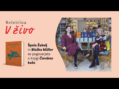 Naslovnica: Beletrina v živo: Honoré de Balzac: Čarobna koža