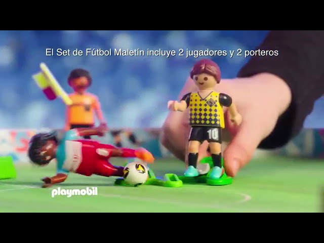 Vídeo relacionado con PLAYMOBIL | My Life | Fussball-Arena | Campo de fútbol con Mecanismo de Tiro y 2 porterías | Juguete de fútbol a Partir de 4 años | 72056