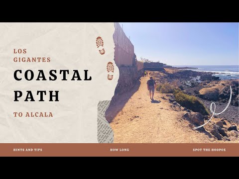 Walking in Tenerife.  Come on the coastal path Los Gigantes to Alcala 2024