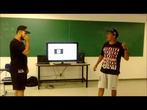 Batalha das Personagens Galinha Pintadinha vs Jason   Mc Nenzin e Mc Marinho Fim de Semana Cultural