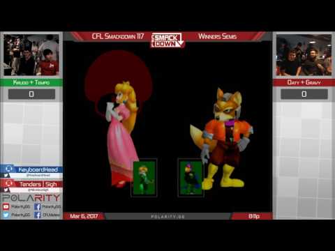 CFL Smackdown 117 Melee - Krudo + Tempo vs Oaty + Gravy - Doubles Winners Semis