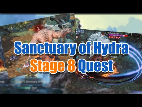 MIR4 Sanctuary of Hydra 8 Quest - Secret Peak 5F (Red Armor Gorefiend & Bloody Yeticlops) #mir4