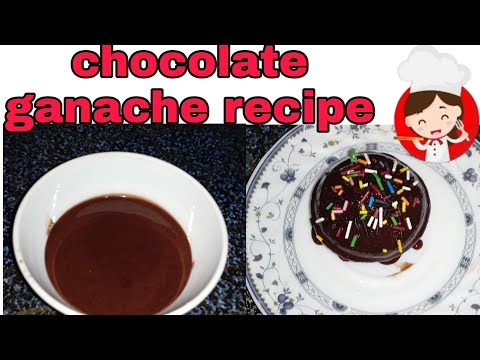 chocolate ganache recipe|| homemade chocolate ganache|| dessert recipes by nimra