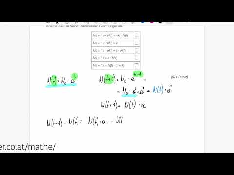 Mathelernen mit Martin Matura-Beispiel KL20_PT2_T1_15 Bakterienkultur