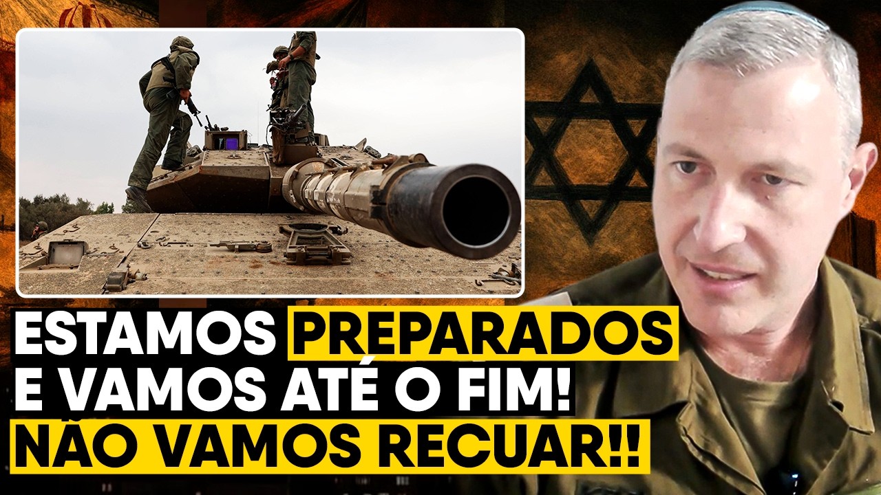 LONGE DE ACABAR: MAJOR do EXÉRCITO de ISRAEL fala sobre ESCALADA do CONFLITO